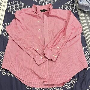 LAUREN Ralph Lauren Dress Shirt - Pink - Size 16.5 34/35